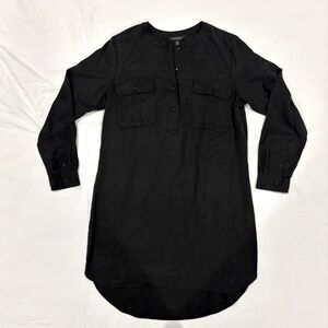 Banana Republic black shirt dress. Size 12. Buttons on sleeves